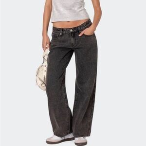 NWT Petite Raelynn Washed Low Rise Baggy Jeans